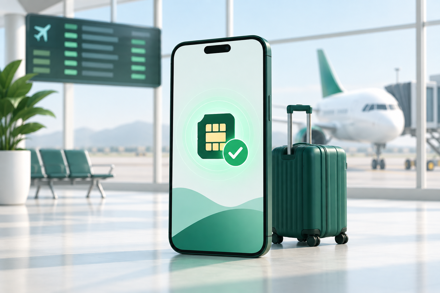 Buy your travel eSIM on ChatRefill before you leave the airport