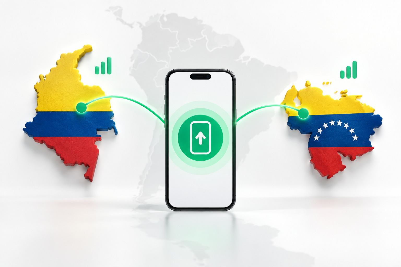 Colombia and Venezuela top-ups: two destinations, one habit